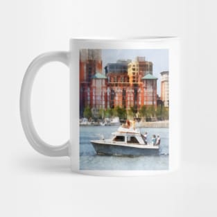 Baltimore MD - Cabin Cruiser by Baltimore Skyline Mug